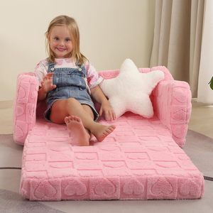 Nuevo Diseño Divertido y Tierno, Fábrica OEM/ODM, Juguetes para Niños, Sofá de Espuma Plegable 2 en 1 para Niños Pequeños, Sillón Infantil - Product Image 3