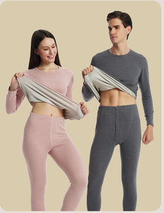 <span class=keywords><strong>Pijamas</strong></span> de seda de Cachemira antibacteriana, ropa interior cálida, trajes térmicos, Calzoncillos largos, ropa interior para hombres, ropa interior térmica de 2 piezas - Product Image 1