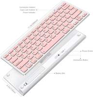 Teclado en Árabe Personalizado, Silencioso, Ergonómico, Mini Teclado Pequeño y Económico, con Certificación Rohs, Ce, Fcc, Bluetooth