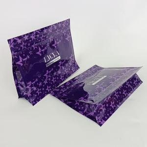 Sacs à fond plat personnalisés imprimés pour emballage alimentaire, sachets en aluminium à fond plat pour noix sèches, chips et autres snacks - Product Image 6