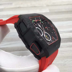 Reloj mecánico para hombre de alta calidad, superventas, moderno, con cronógrafo de segundos fraccionados, indicador de reserva de marcha, tacómetro y tourbillon. - Product Image 5