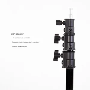 Attrezzatura per fotografia Video Selfie con cuscino d'aria regolabile in acciaio multifunzione treppiede in diretta supporto per luce in Streaming - Product Image 4