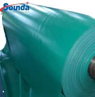 Rouleau de bâche ronde en PVC haute résistance pour réservoir d'eau, bassin à poissons, idéal pour l'impression
