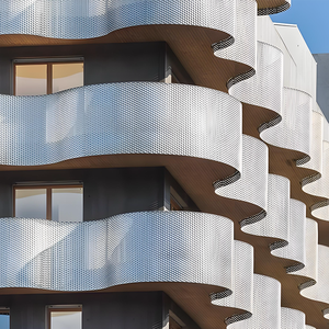 Perfiles de Muro Cortina de Aluminio Industriales Económicos, Sistema de Muro Cortina de Aluminio Unificado Cortado con Láser, <span class=keywords><strong>Precio</strong></span> por <span class=keywords><strong>M2</strong></span> - Product Image 1