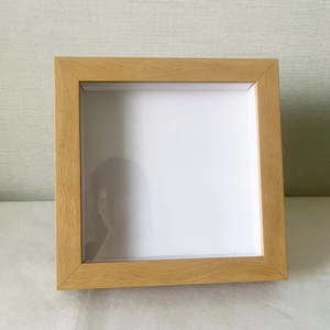 Cadre de boîte à souvenirs carrée en gros, disponible en tailles <span class=keywords><strong>4x4</strong></span>, 8x8, 10x10 pouces, profondeur intérieure de 3 cm, échantillon gratuit, éclairage LED, style verre en plexiglas - Product Image 2
