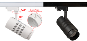 40W Dimmable dẫn ánh sáng theo dõi ra90 ugr <16 chùm tia điều chỉnh góc thiết kế hiện đại 40W ánh sáng theo dõi - Product Image 5