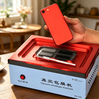 Nouvelle machine automatique d'emballage sous vide pour enveloppes, machine de revêtement intégral, machine de laminage thermique pour films de protection arrière de téléphone portable à changement de couleur