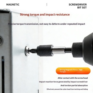 31-45pcs Hand Operated Screwdriver Bits Set <b>Tool</b> <b>Box</b> Chrome Vanadium Steel Magnetic Design with Hard Case <b>for</b> <b>Garden</b> Use <b>for</b> - Product Image 3