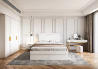 Vente en gros d'usine Lovezone, meubles de chambre d'hôtel de style commercial moderne, panneaux en bois massif, écologiques, tailles et couleurs personnalisées