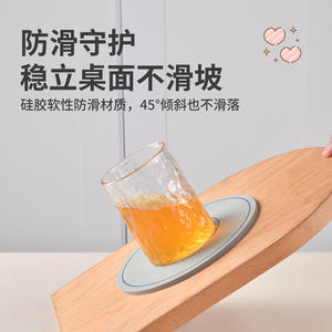 Dessous de verre en silicone créatif Tapis d'isolation de cuisine personnalisé pour pots à haute température Tables à manger anti-brûlure - Product Image 3