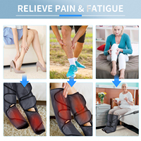 Masseur électrique gonflable pour les pieds et les jambes à domicile pour la circulation et la relaxation Masseur de compression d'air pour les jambes
