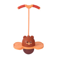 Ballon de jeu d'équilibre en plastique vert de haute qualité pour intérieur/extérieur, machine de fitness de type hopscotch, jouet pour enfants, ballon élastique