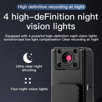 Mini caméra A9 1080p Caméra de sport sans fil avec vision nocturne Accessoires de caméra d'action et de sport à distance sans fil pour la maison