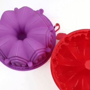 Molde de silicona ecológico con logo personalizado, de un solo orificio, con forma de corona de torre, para base de pastel sorpresa, para uso doméstico DIY hecho a mano, OEM/ODM - Product Image 1