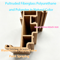 Proveedor de Ventanas de PU, Perfiles Compuestos Extruidos de GFRPU, Resistentes a la Decoloración, para Uso Prolongado en Exteriores, Marcos de Puertas y Ventanas