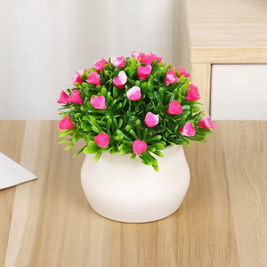 Maceta de Flores Artificiales de Seda al por Mayor, Hecha en China, para Decoración del Hogar, Decoración Interior Festiva, Regalos de Regreso a Clases y Año Nuevo Chino - Product Image 5