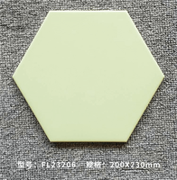Pur Couleur Hexagonale En Céramique Mur et Sol Carrelage