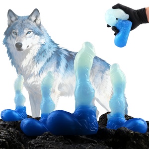 S- XL Animal Wolf <b>Dildos</b> Anal Plug Alien G-spot Dog Wolf <b>Dildo</b> Erotic Sex Toy Fantasy Liquid Silicone Comfortable for Women - Product Image 2