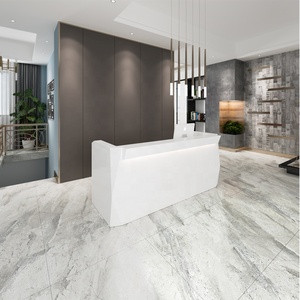 Bàn tiếp tân nhỏ màu trắng hoặc đen cho khu nghỉ mát bàn tiếp tân Bắc Âu thiết kế cong Boutique trung tâm làm đẹp bàn tiếp tân - Product Image 4