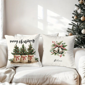 Christmas throw pillows with festive designs for cozy holiday decor - Product Image 3