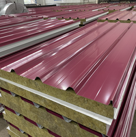 Panneaux de laine de roche pour toiture à isolation thermique, durables pour la construction d'entrepôts et d'usines