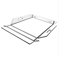 Panneau composite mural en aluminium gris argenté recouvert de PVDF/PE de 4 mm, plaque de bardage ACP pour la décoration murale extérieure