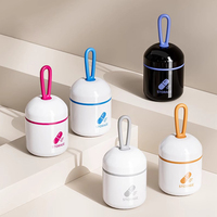 JUXINDA Petit pilulier modulaire portable Mini pilulier Boîte de rangement Distributeur de médicaments de voyage