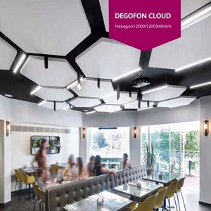 <span class=keywords><strong>Pannelli</strong></span> Acustici Sospesi in Fibra di Vetro per il Mercato Russo, Deflettori per <span class=keywords><strong>Soffitto</strong></span> NRC 0.9, <span class=keywords><strong>Pannelli</strong></span> Fonoassorbenti in Legno - Product Image 4