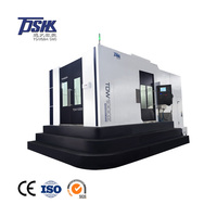 Centro de Mecanizado Horizontal con Control CNC Syntec, Fresadora Tdw1000 con Protección Completa, 4 Ejes, para Trabajo Pesado