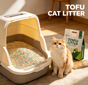 Wholesale Tofu Cat Litter Fast Clumping Dust Free Cat <b>Sand</b> OEM Supplier - Product Image 1