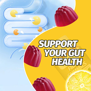 Gummies de fibres alimentaires de qualité supérieure contenant du sodium pour une meilleure absorption des nutriments et une flore intestinale saine – Gummies à mâcher riches en fibres - Product Image 5