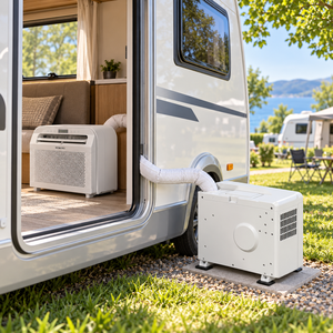 Aire Acondicionado Portátil Split Airwens 5000 BTU con Refrigerante R290, Unidad Exterior para Balcón/Pared, Enfriamiento de Alta Eficiencia - Product Image 2
