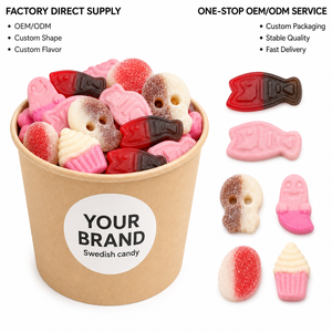 Fabricante de Gomitas Suaves y Dulces Suecas de Marca Privada OEM, Gomitas Halal Sin Gelatina - Product Image 1