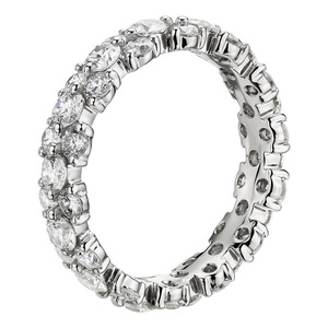Anello a Fascia Rotonda Scintillante per Donne, Gioiello Elegante e di Tendenza, Vendita all'Ingrosso - Product Image 2