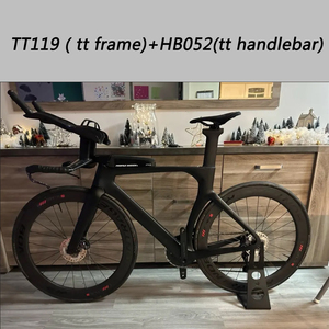 <span class=keywords><strong>Carbon</strong></span> TT khung Trung Quốc <span class=keywords><strong>Triathlon</strong></span> xe đạp frameset đĩa thời gian thử nghiệm xe đạp khung với New TT tay lái hb052 & hộp công cụ Di2 - Product Image 6