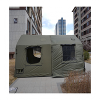 Tente gonflable extensible personnalisée pour l'extérieur, grande tente de camping à poteaux gonflables pour activités de plein air