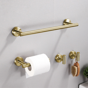 Juego <span class=keywords><strong>de</strong></span> <span class=keywords><strong>baño</strong></span> <span class=keywords><strong>de</strong></span> acero inoxidable 304 toallero <span class=keywords><strong>de</strong></span> papel sin gancho <span class=keywords><strong>de</strong></span> perforación juego <span class=keywords><strong>de</strong></span> 6 piezas - Product Image 3