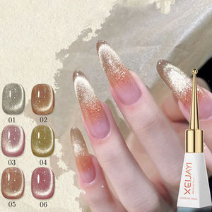 Toptan popüler kedi gözü <span class=keywords><strong>Cyber</strong></span> UV Nail Art lehçe jel özel LED jel Salon kullanımı için uzun ömürlü şişe ambalaj - Product Image 1