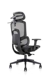 कार्यालय के वातावरण के लिए समायोज्य हेडरेस्ट आधुनिक डिजाइन रोटरी मेष कार्यालय फर्नीचर के साथ अनुकूलित एर्गोनोमिक लिफ्ट कुर्सी - Product Image 4