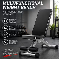 Banc de musculation multifonctionnel réglable 7 positions (plat, incliné, décliné) pour haltères, direct usine, logo personnalisé OEM