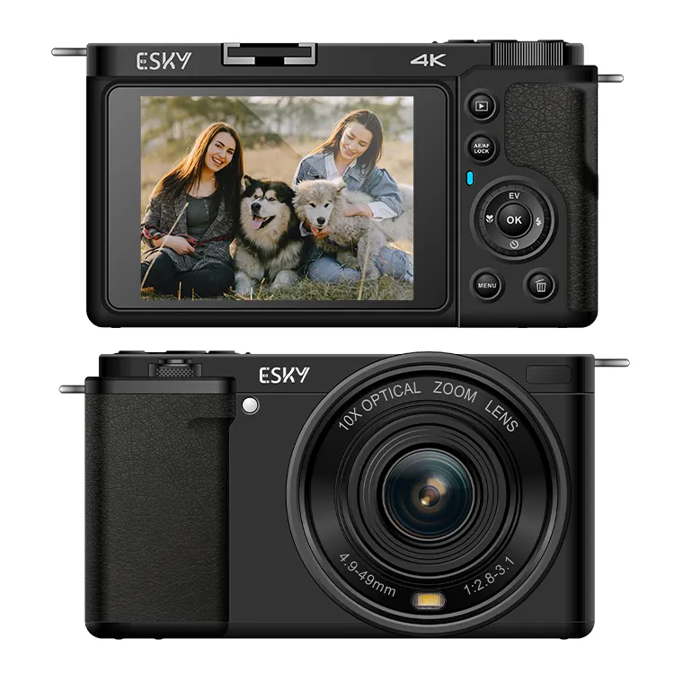 Conception de mode populaire Real 4K AF MF Macro Focus 10X caméra de photographie optique caméra Vlog