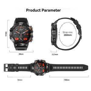 Reloj Inteligente Deportivo para Exteriores K52 con Llamadas por BT, Batería de 400 mAh, Monitorización de Salud, Frecuencia Cardíaca y Presión Arterial - Product Image 3