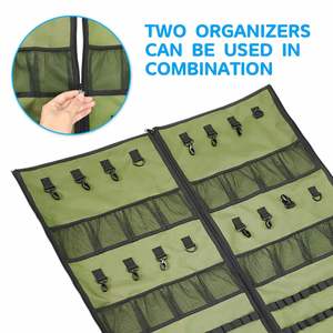 Camping Hanging Organizer Tent Organizer for Inside with Campsite Storage Straps & Mesh Pockets & Hanging Hooks for Camping - Product Image 3