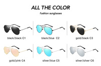 Lunettes de soleil polarisées pour enfants, style pilote classique, protection UV400, confortables, à monture complète, à la mode, pour garçons et filles