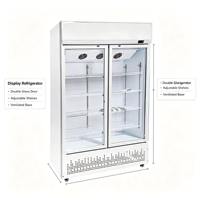 Pendingin Bir Portabel Stainless Steel dengan Roda, Kompresor Terintegrasi, Kulkas Minuman