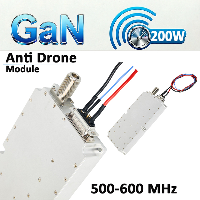 51.81 DBm 500-600 MHz GaN Module High Frequency Power Amplifier Wide Band PA Fpv RF Signal Module 28V Security Protection