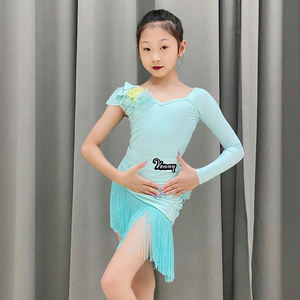 Vennystyle Traje de baile lírico Vestido Falda Latina tutú falda mujeres adultas niños trajes de baile - Product Image 2