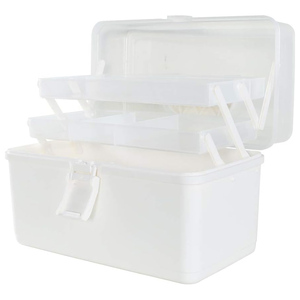 Three-Layer Rectangle Multipurpose <b>Storage</b> Box Medicine <b>Chest</b> Family First Aid Kit Home Medicine Kit Plastic Classic - Product Image 5