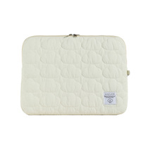 Housse pour ordinateur portable en polyester brodée avec logo personnalisé, tendance, douce, matelassée, pour tablette, 11, 13, 15 pouces, pour iPad