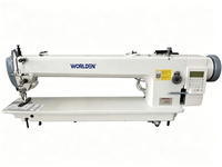 Machine synchrone à bras long (56 cm) WD 0303L-56 à alimentation supérieure et inférieure, à prix réduit, avec coupe-fil automatique